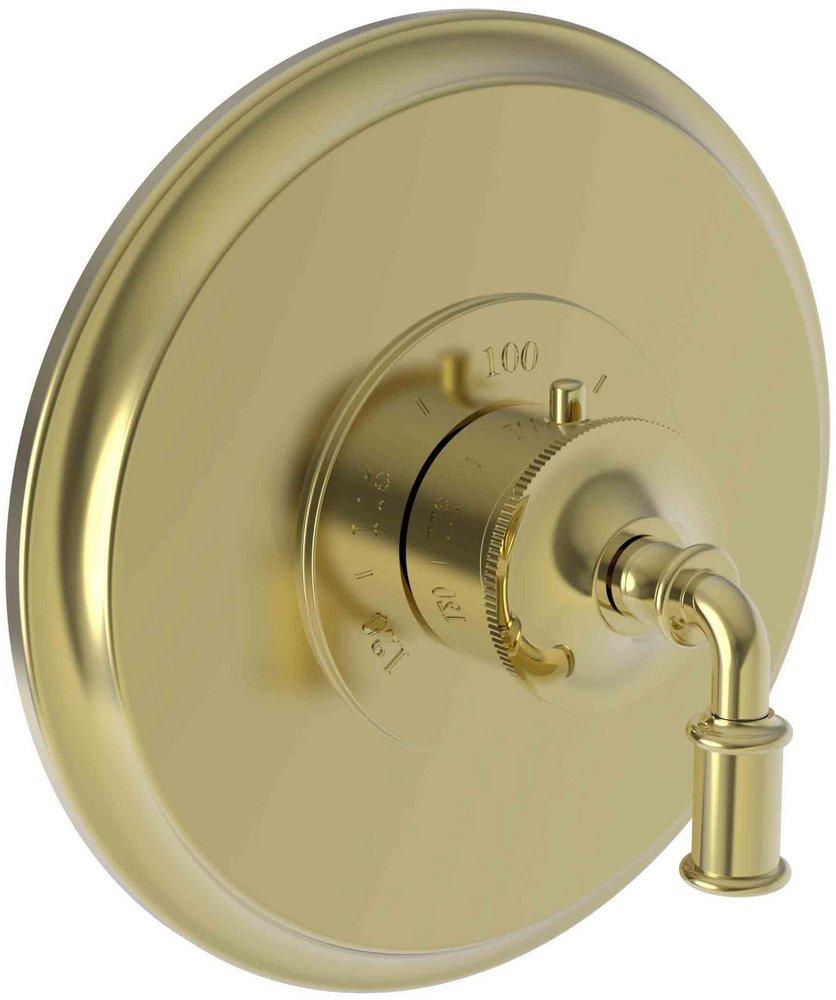 Newport Brass Uncoated Polished Brass - Living Single Handle Bathtub & Shower Faucet (Trim Only) 