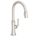 Single Handle Pull Down Kitchen Faucet in Satin Nickel - PVD