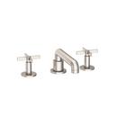 Widespread Bathroom Sink Faucet in Satin Nickel - PVD