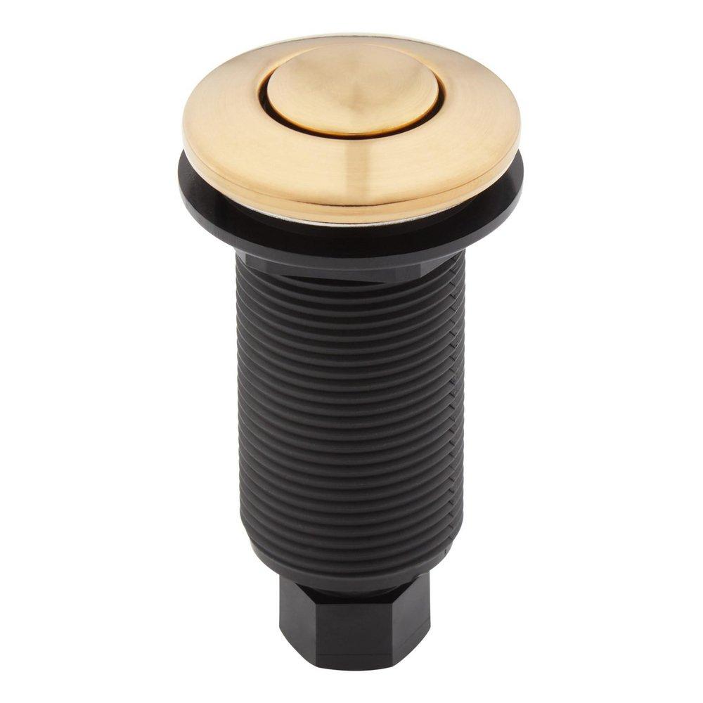 SINGLE OUTLET SINKTOP AIR SWITCH - GUNMETAL 