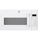GE Profile&trade; White 1700W 1.7 cu. ft. Recirculating Over the Range Microwave 