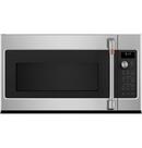 Cafe™ Stainless Steel/Brushed Stainless 1700W 1.7 cu. ft. Ductless Over the Range Microwave 