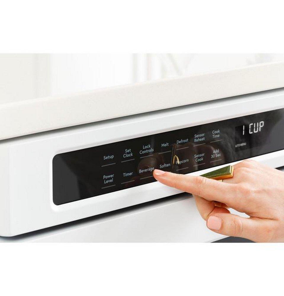 GE Caf&eacute; Stainless Steel 15-15/16 x 23-5/16 in. 1500W 15A 1.2 cu. ft. Built-In Microwave 