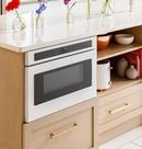 GE Caf&eacute; Matte Black 15-15/16 x 23-5/16 in. 1500W 15A 1.2 cu. ft. Built-In Microwave 