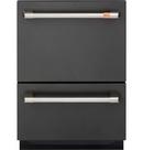 21-3/4 x 23-9/16 in. 14 Settings Dishwasher in Matte Black with Brushed Stainless Steel