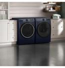 GE&reg; Sapphire Blue 28 x 39-3/4 x 32 in. 20A 4.8 cu. ft. Electric Front Load Washer 