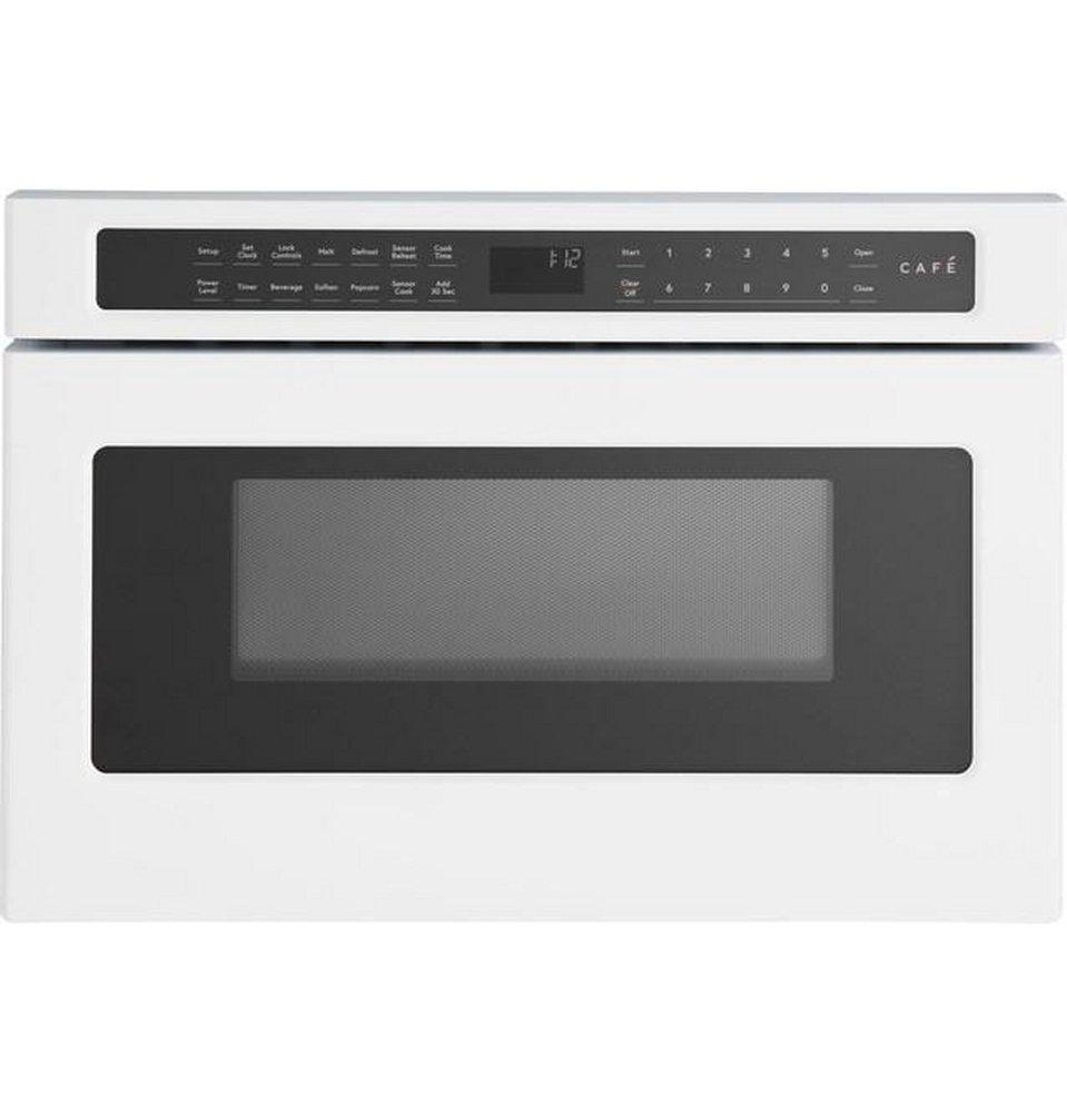 Cafe™ Matte White 15-15/16 x 23-5/16 in. 1500W 15A 1.2 cu. ft. Built-In Microwave 