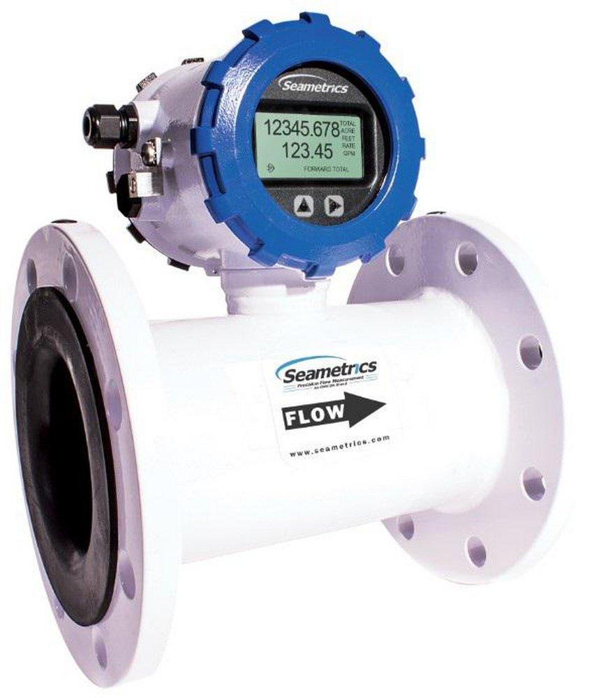 Seametrics Premium Mag Meter DC Powered Integral Display with Pulse & 4-20mA Outputs 