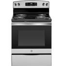 30 in. Electric 4-Burner Coil Freestanding Range in Stainless Steel and Black 