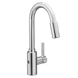 Single Handle Pull Down Kitchen Faucet in Chrome