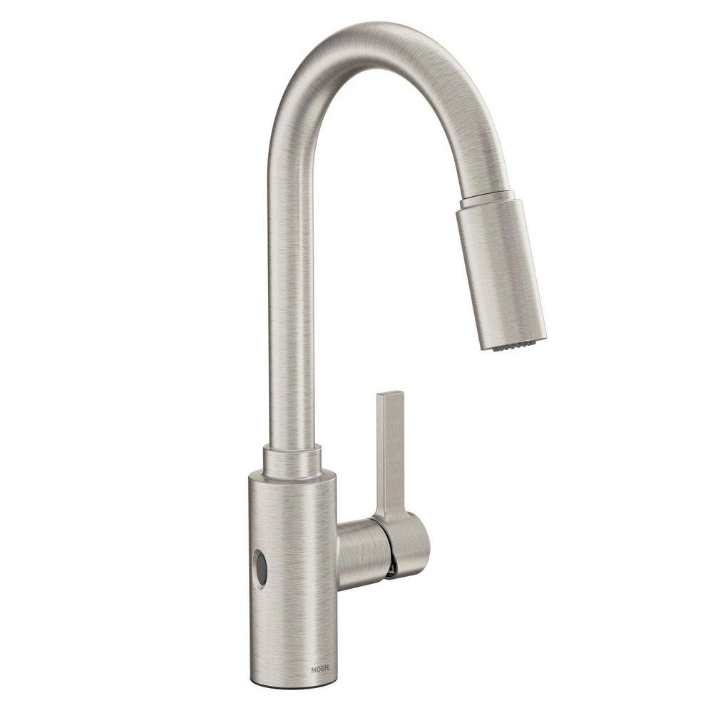 Moen Spot Resist Stainless Single Handle Pull Down Kitchen Faucet 