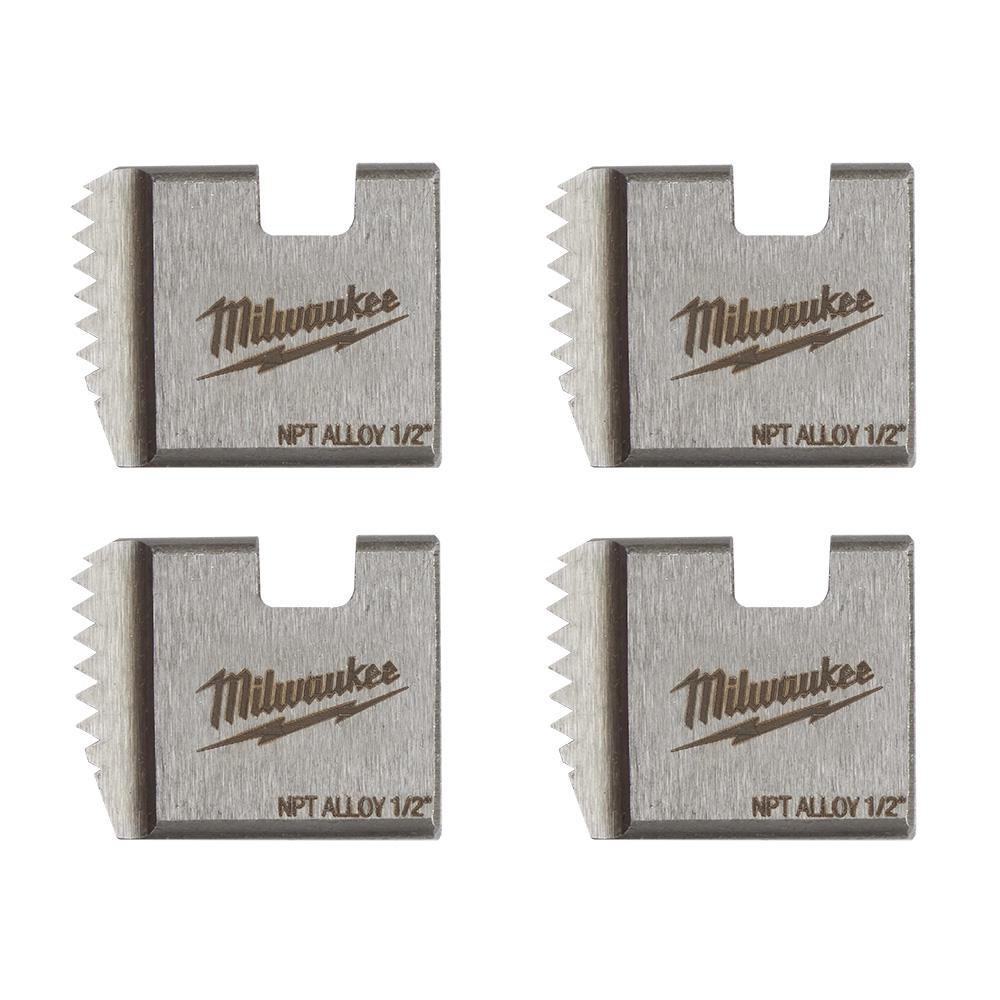 MILWAUKEE 1/2 ALLOY NPT PORTABLE PIPE THREADING DIES 