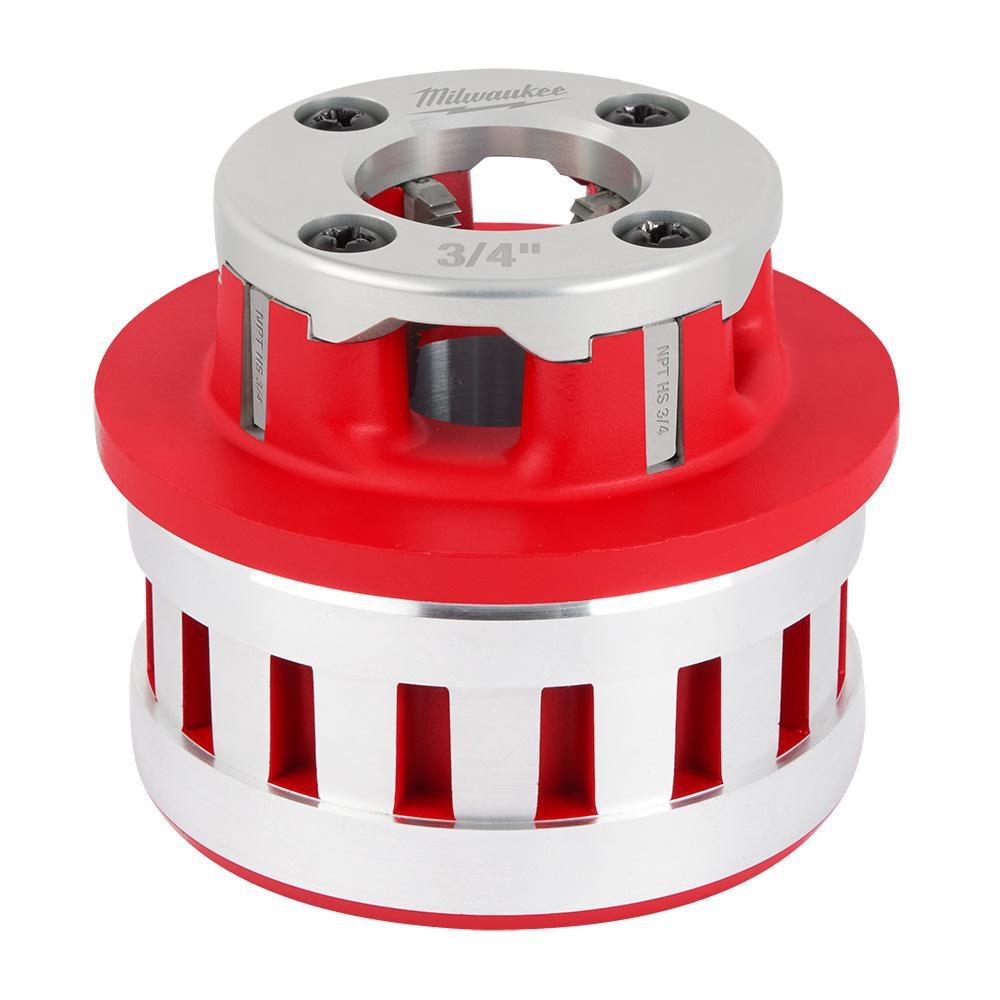 MILWAUKEE 3/4 HIGH SPEED NPT PORTABLE PIPE THREADING FORGED ALUMINUM DIE HEAD 
