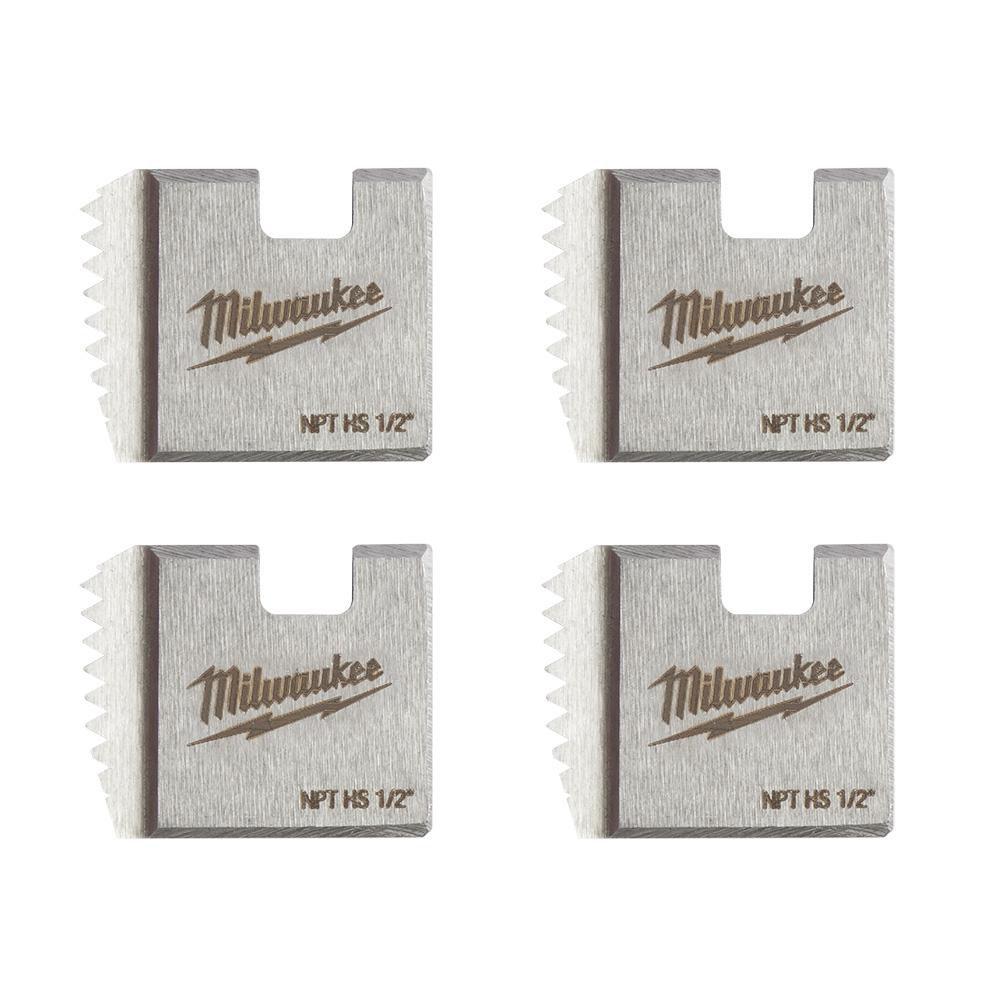 MILWAUKEE 1/2 HIGH SPEED NPT PORTABLE PIPE THREADING DIES 