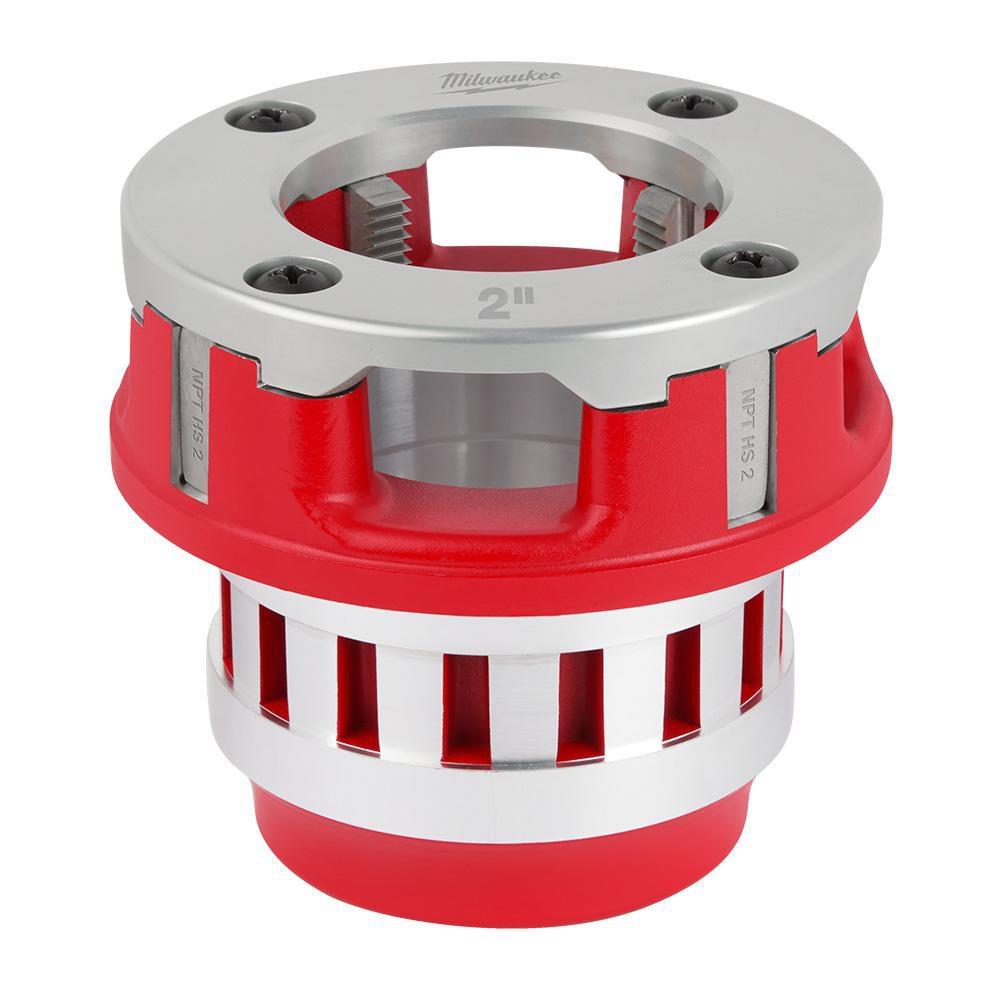 MILWAUKEE 2 HIGH SPEED NPT PORTABLE PIPE THREADING FORGED ALUMINUM DIE HEAD 