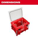 Milwaukee&reg; Red 40 qt Cooler 