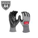 Cut Level 4 High Dexterity Polyurethane Dipped Gloves, S 