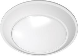 8-39/100 x 1-17/50 in. 14.5W LED Flush Mount Ceiling Fixture in Matte White