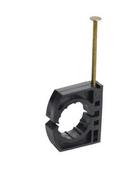 1 in. CTS Plastic Nail Barb Clamp in Black
