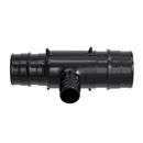 Jones Stephens Black Plastic PEX Expansion Reducing Tee 