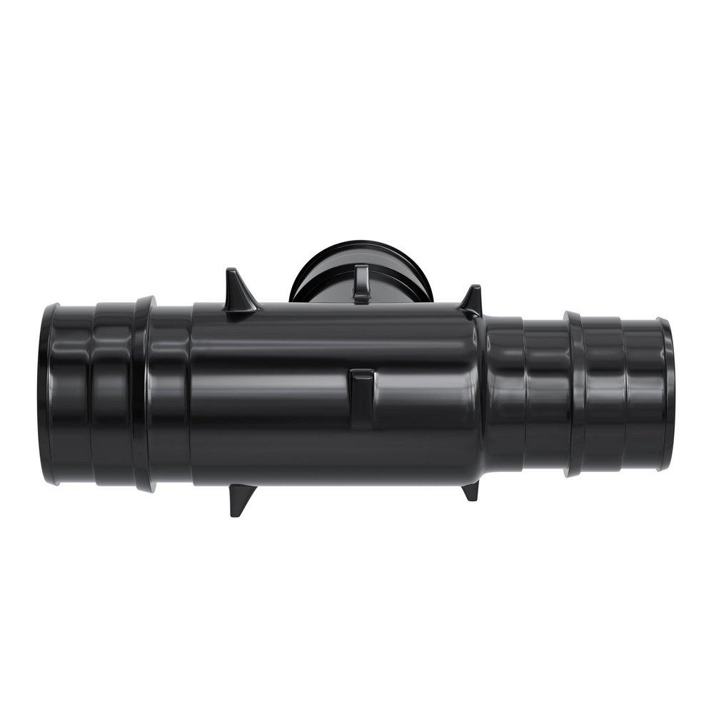 Jones Stephens Black Plastic PEX Expansion Reducing Tee 