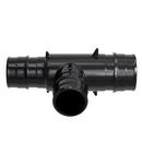 Jones Stephens Black Plastic PEX Expansion Reducing Tee 