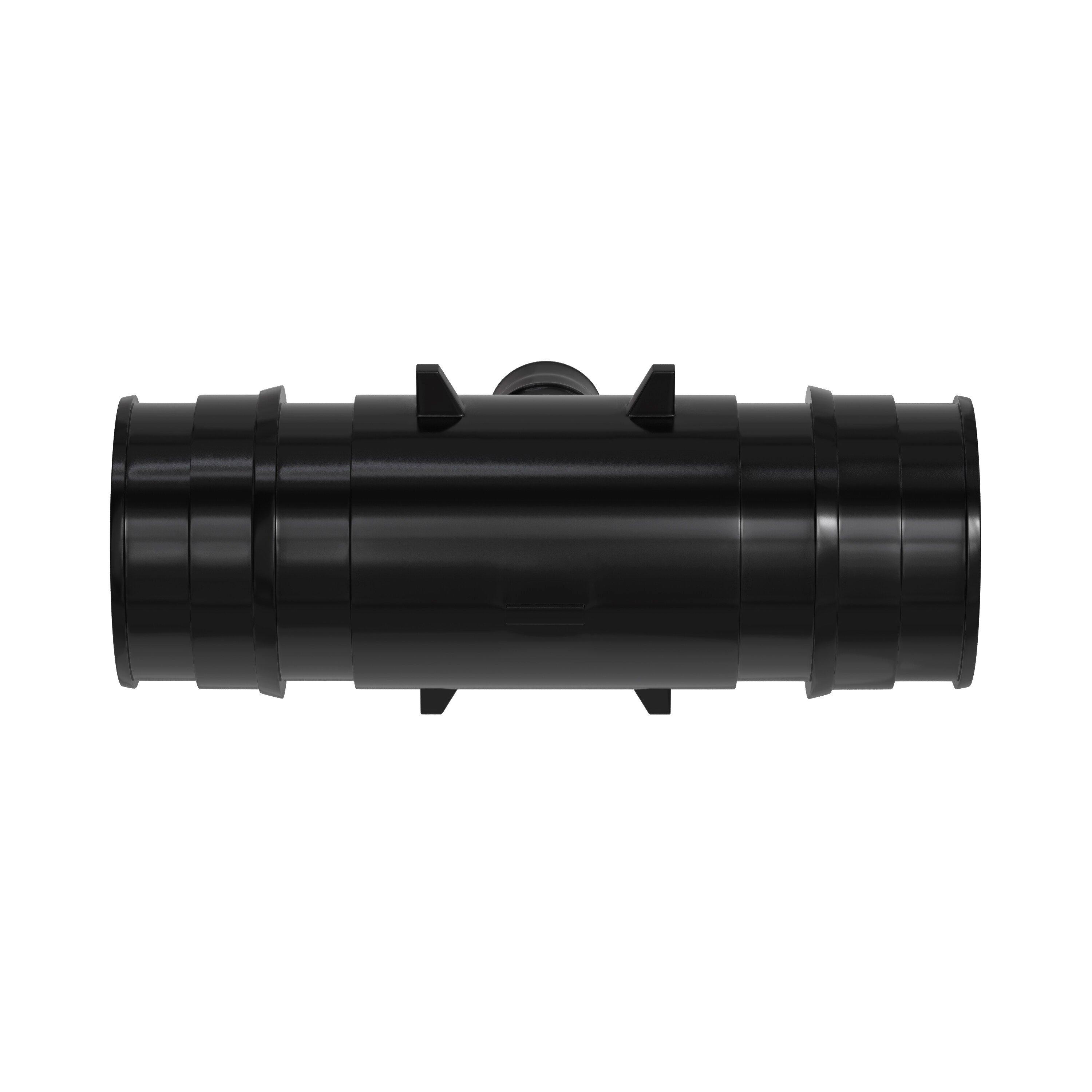Jones Stephens Black Plastic PEX Expansion Reducing Tee 