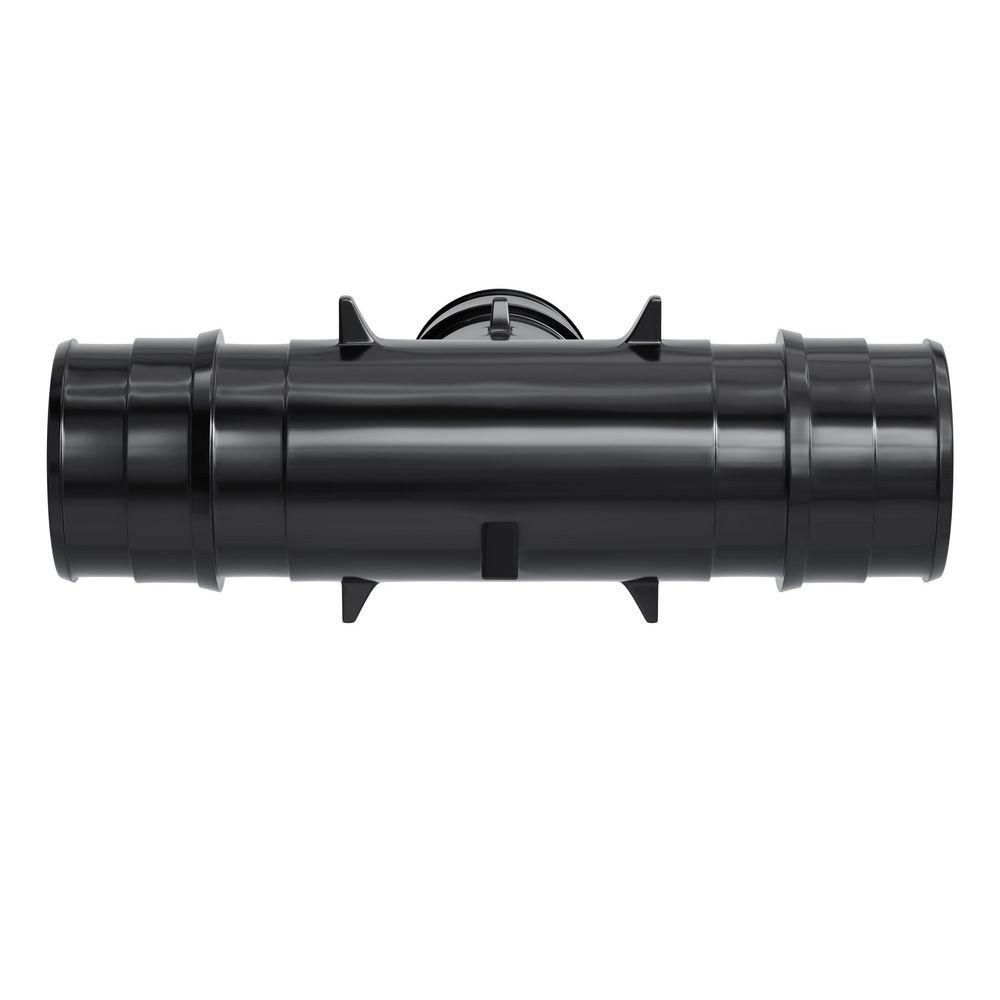 Jones Stephens Black Plastic PEX Expansion Reducing Tee 
