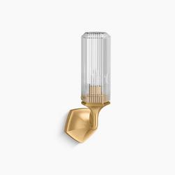 60W 1?Light 16.38in. Wall Sconce in Brushed Moderne Brass