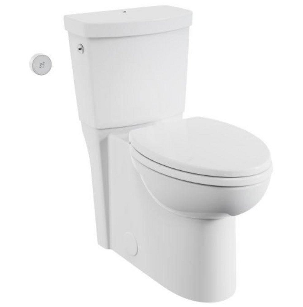 CADET TOUCHLESS CHAIR HEIGHT ELONGATED SKIRTED TOILET WITH SEAT AND LOCKING DEVICE 