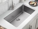 32-1/4 in. Undermount Stainless Steel Single Bowl Kitchen Sink 