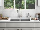 32-1/4 in. Undermount Stainless Steel Double Bowl Kitchen Sink 