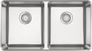 32-1/4" x 18-3/8" x 9-5/16" Stainless Steel Double-Bowl Undermount Kitchen Sink