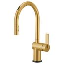 Moen Brushed Gold Single Handle Pull Down Voice Activated Kitchen Faucet 