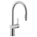 CHROME ONE-HANDLE HIGH ARC PULLDOWN KITCHEN FAUCET 