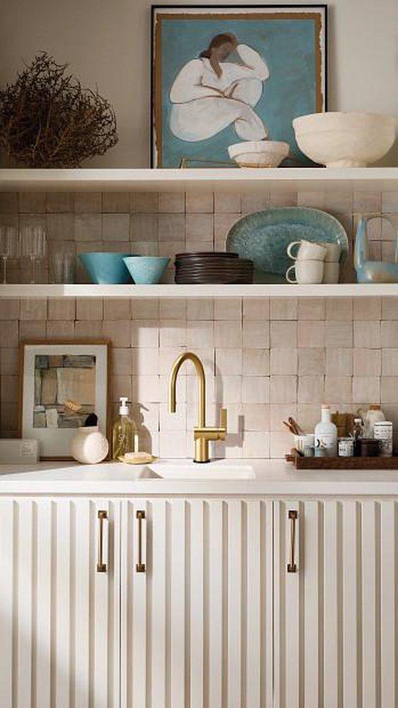 Moen Brushed Gold Single Handle Pull Down Kitchen Faucet 