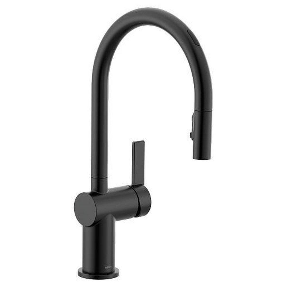 Moen Matte Black Single Handle Pull Down Kitchen Faucet 