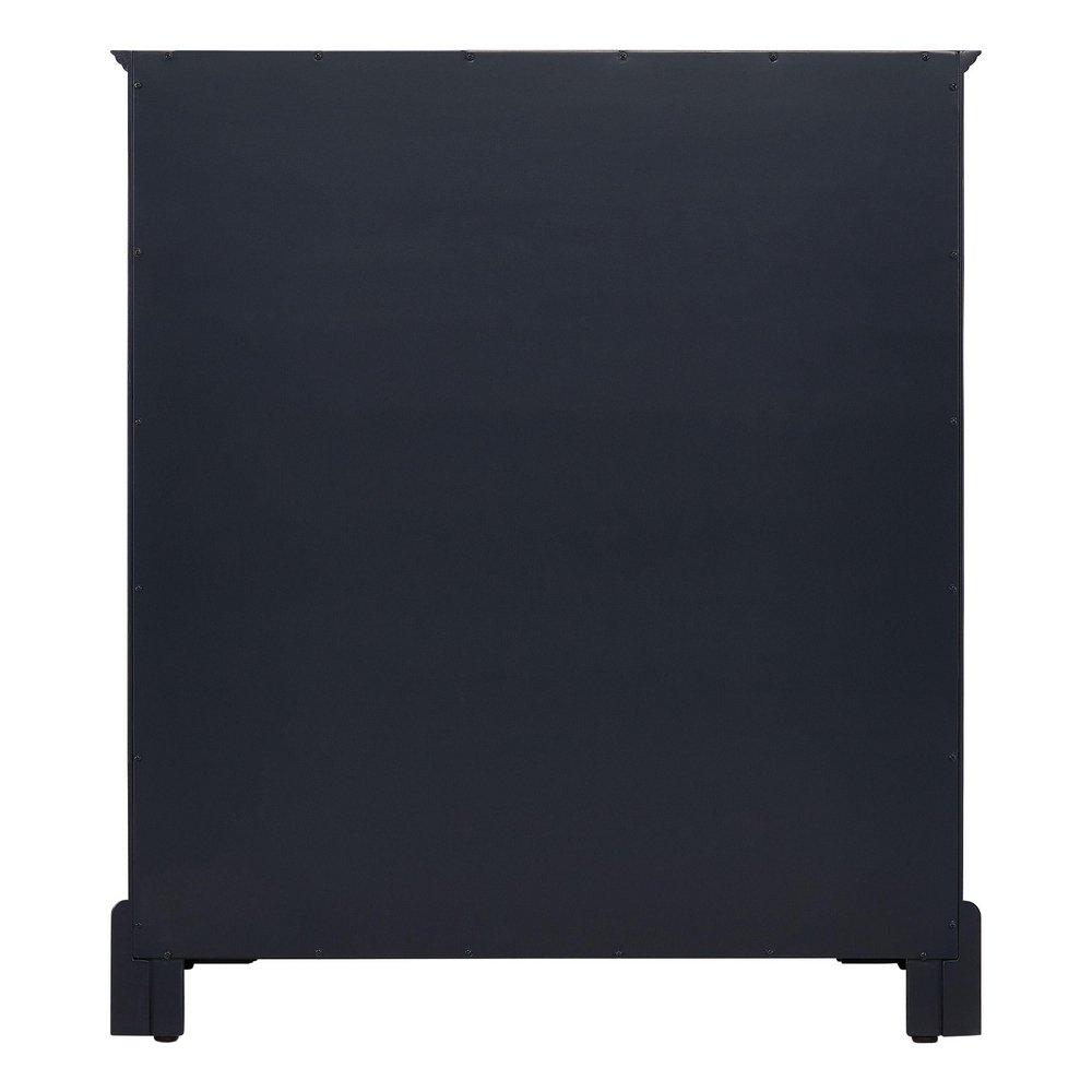 *CVR* 30 VANITY WITH RECT UNDERMOUNT SINK  MIDNIGHT NAVY BLUE  CARRARA MARBLE NO FAUCET HOLES 