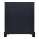 *CVR* 30 VANITY WITH RECT UNDERMOUNT SINK  MIDNIGHT NAVY BLUE  CARRARA MARBLE NO FAUCET HOLES 