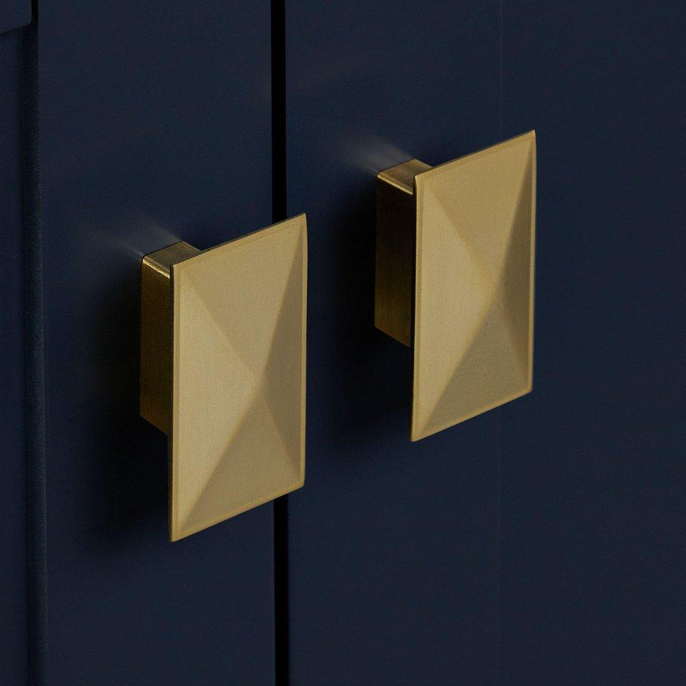 *CVR* 30 VANITY WITH RECT UNDERMOUNT SINK  MIDNIGHT NAVY BLUE  CARRARA MARBLE NO FAUCET HOLES 