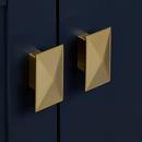 *CVR* 30 VANITY WITH RECT UNDERMOUNT SINK  MIDNIGHT NAVY BLUE  CARRARA MARBLE NO FAUCET HOLES 