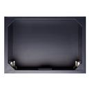 *CVR* 30 VANITY WITH RECT UNDERMOUNT SINK  MIDNIGHT NAVY BLUE  CARRARA MARBLE NO FAUCET HOLES 