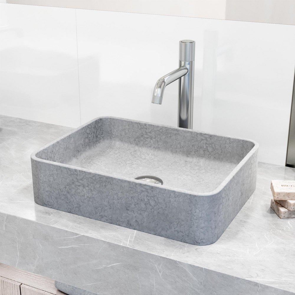 16X12 1H 1B CNCRT TM LAV SINK GREY 
