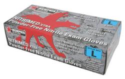 6 mil S Size Extra Long Nitrile Disposable Gloves in Blue (Box of 100)