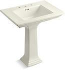 30 x 22 in. Rectangular Pedestal Sink and Base in Biscuit