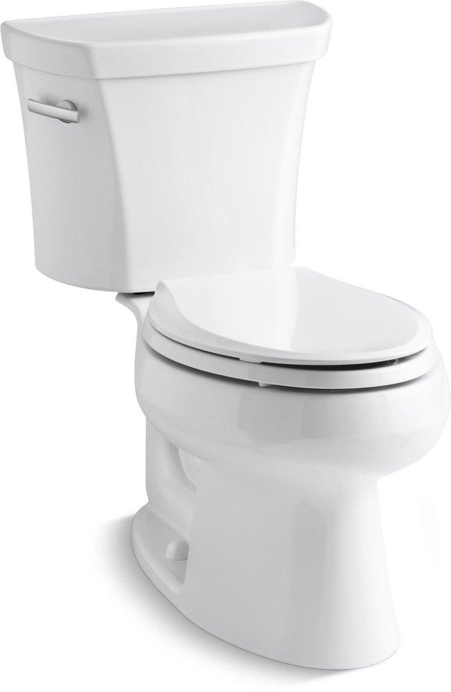 1.6 gpf Elongated Two Piece Toilet in White 