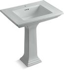 22-3/16 in. Rectangular Pedestal Sink with Base in Ice™ Grey