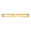 40 in. Linear Tile-In Shower Drain with Drain Flange in Brushed Gold 