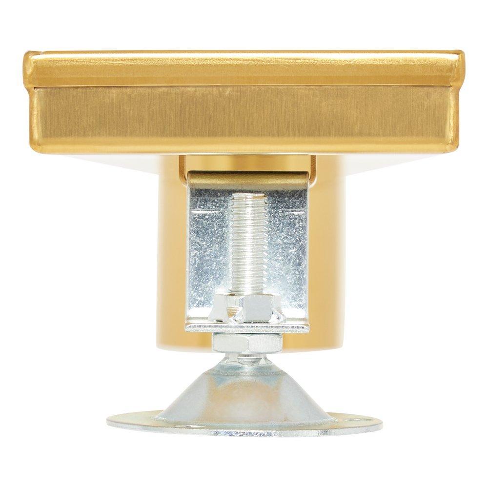 40 in. Linear Tile-In Shower Drain with Drain Flange in Brushed Gold 