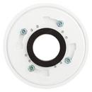 6 in. Square Tile-In Shower Drain with Drain Flange in Brushed Gold 